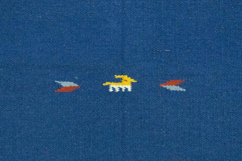 Alfombra Kelim - Tendencia - 180 x 120 cm - azul