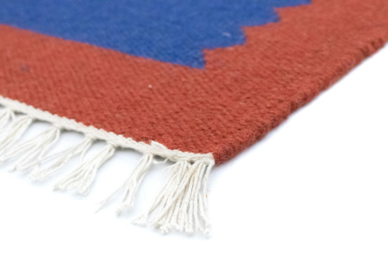 Alfombra Kelim - Tendencia - 180 x 120 cm - azul