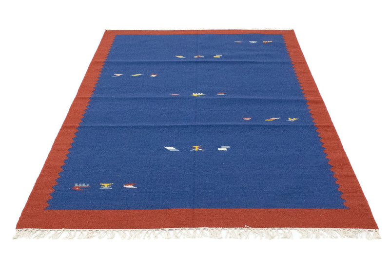 Alfombra Kelim - Tendencia - 180 x 120 cm - azul