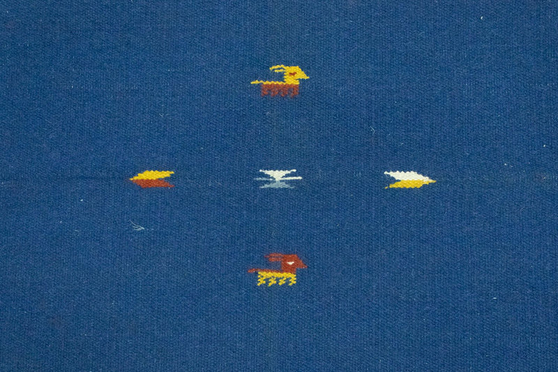 Alfombra Kelim - Tendencia - 180 x 120 cm - azul