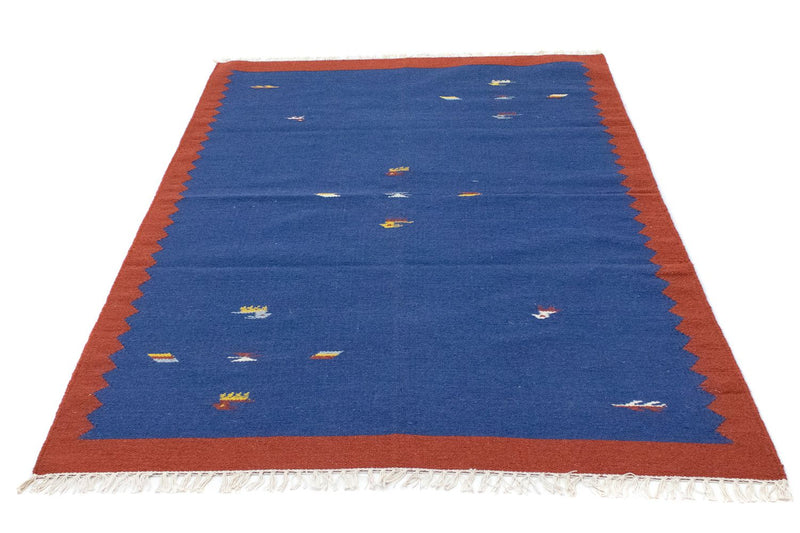 Alfombra Kelim - Tendencia - 180 x 120 cm - azul