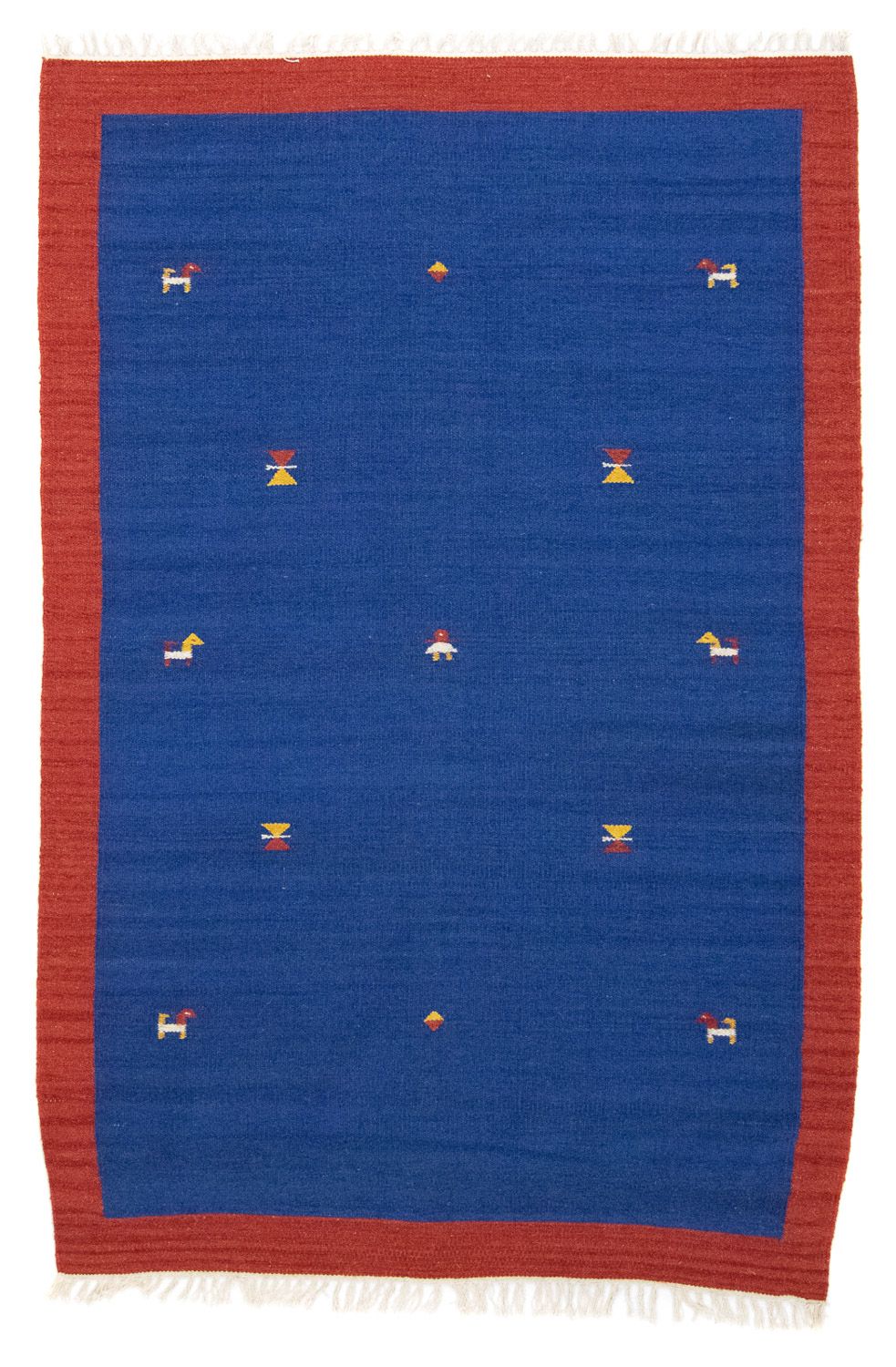 Alfombra Kelim - Tendencia - 180 x 120 cm - azul