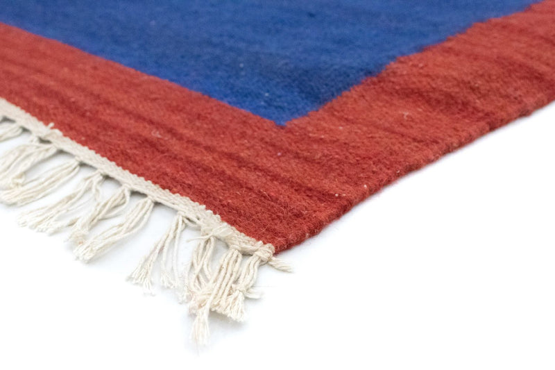 Alfombra Kelim - Tendencia - 180 x 120 cm - azul