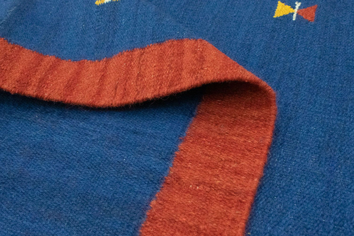 Alfombra Kelim - Tendencia - 180 x 120 cm - azul