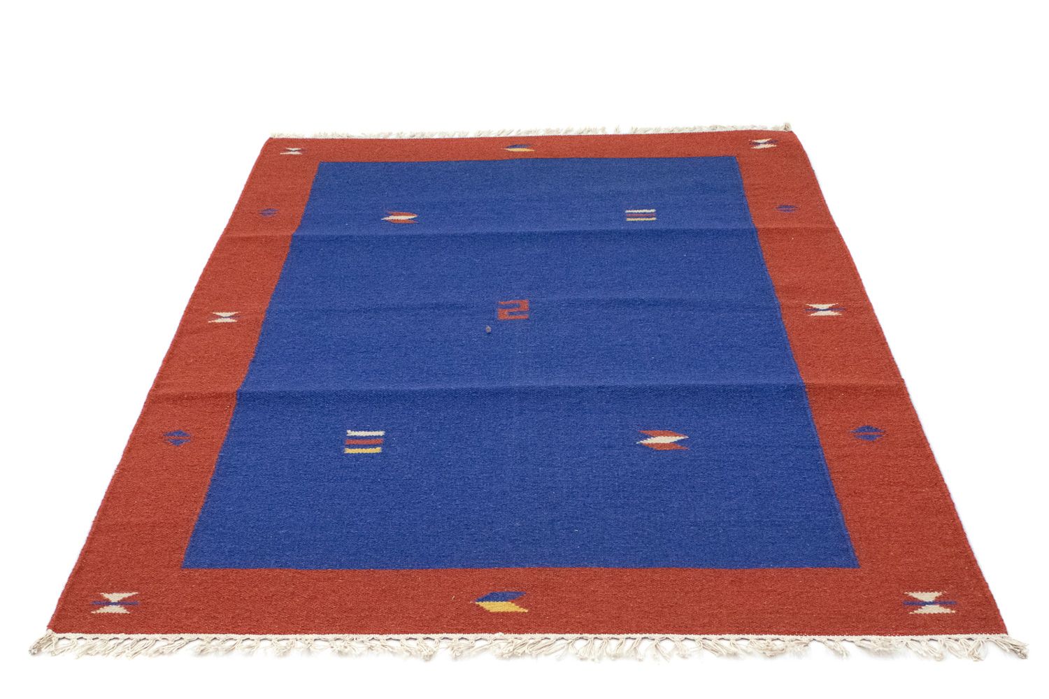 Alfombra Kelim - Tendencia - 180 x 120 cm - azul