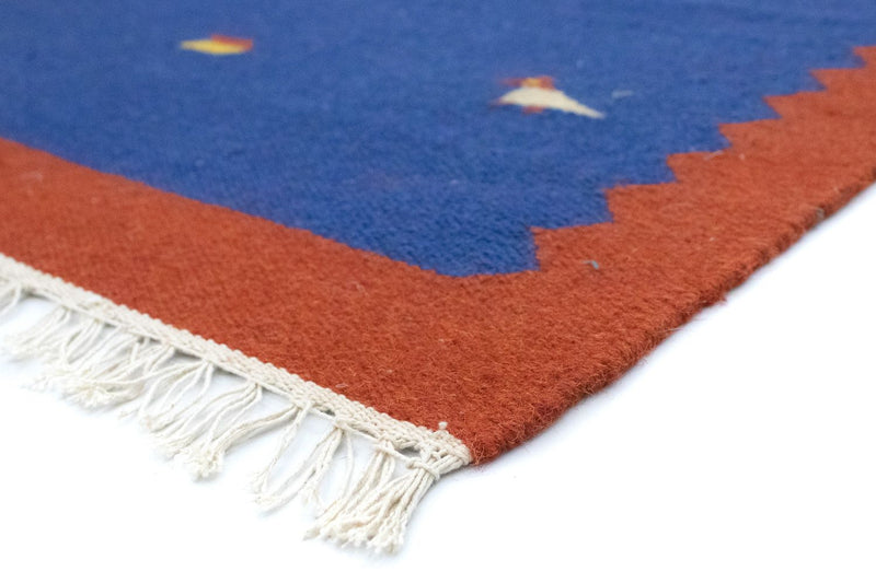 Alfombra Kelim - Tendencia - 180 x 120 cm - azul