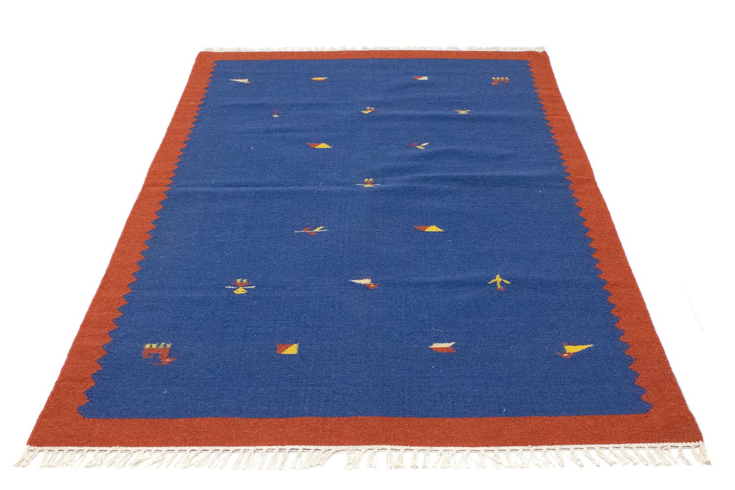 Alfombra Kelim - Tendencia - 180 x 120 cm - azul