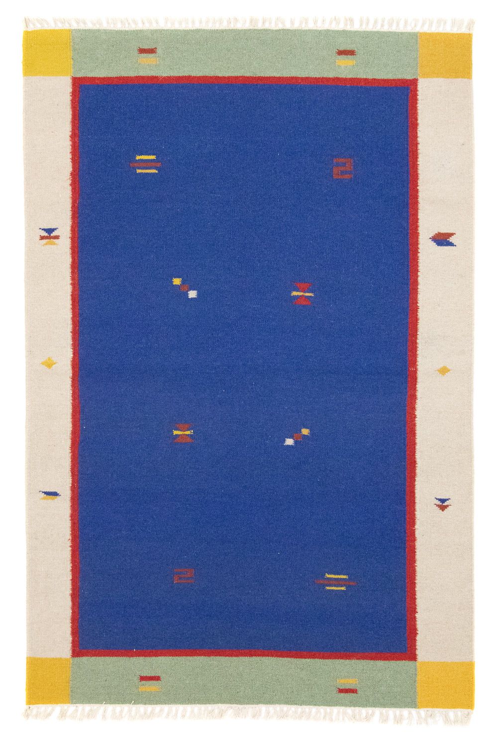 Alfombra Kelim - Tendencia - 180 x 120 cm - azul