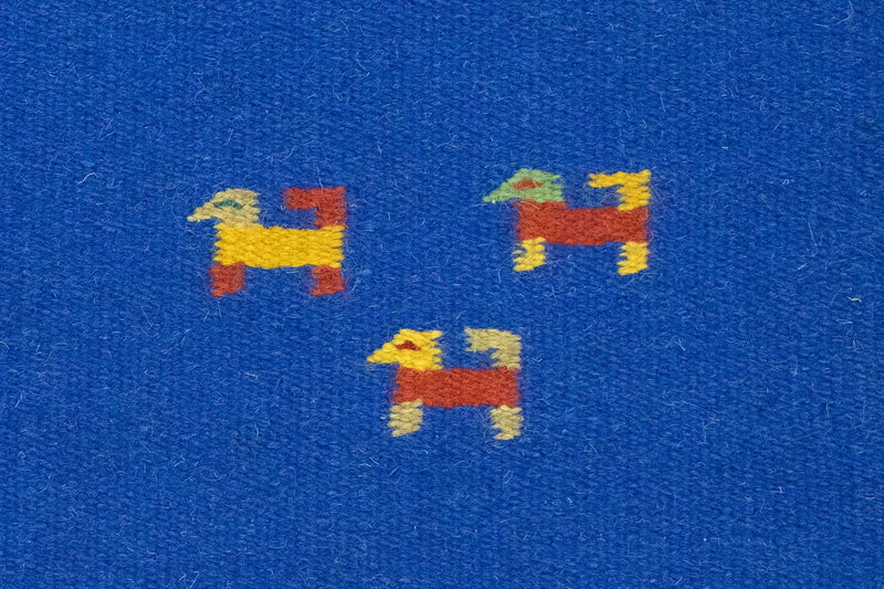 Alfombra Kelim - Tendencia - 180 x 120 cm - azul