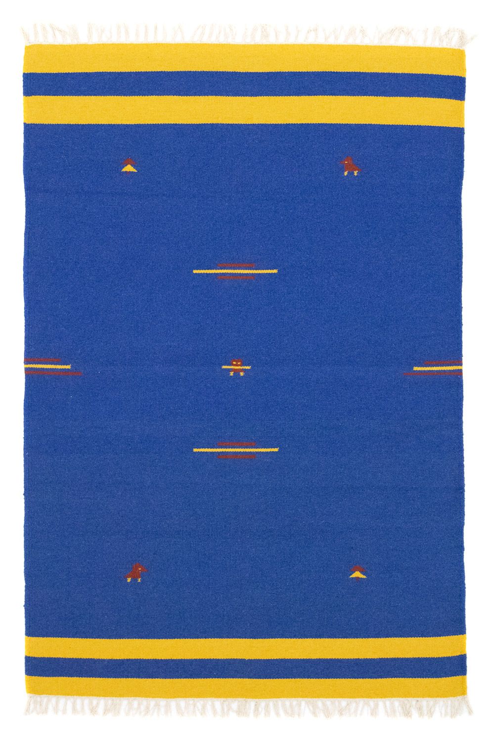 Alfombra Kelim - Tendencia - 180 x 120 cm - azul