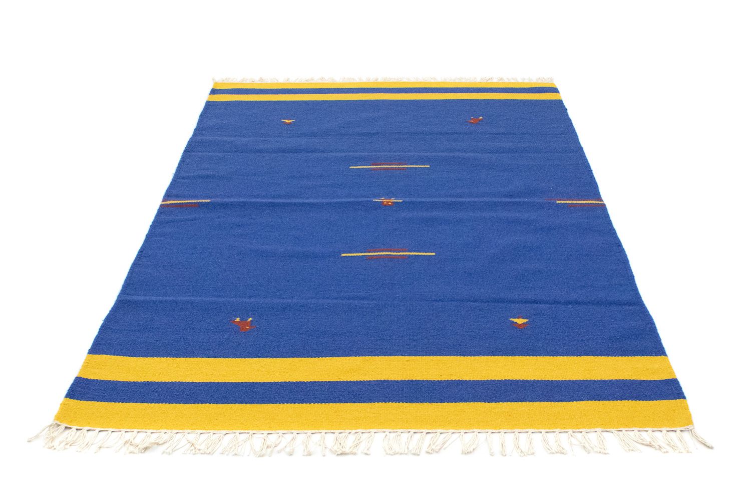 Alfombra Kelim - Tendencia - 180 x 120 cm - azul