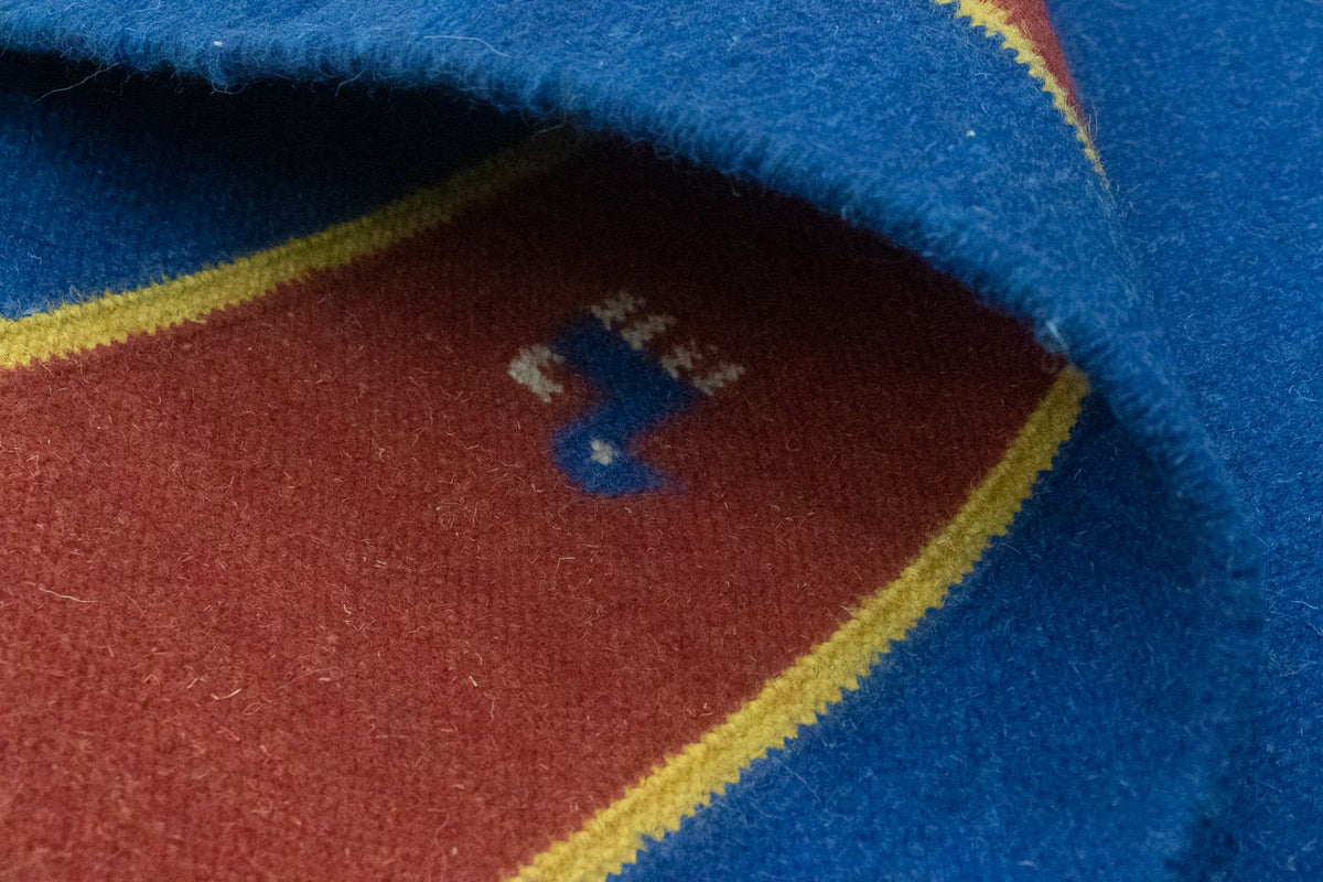 Alfombra Kelim - Tendencia - 200 x 140 cm - azul