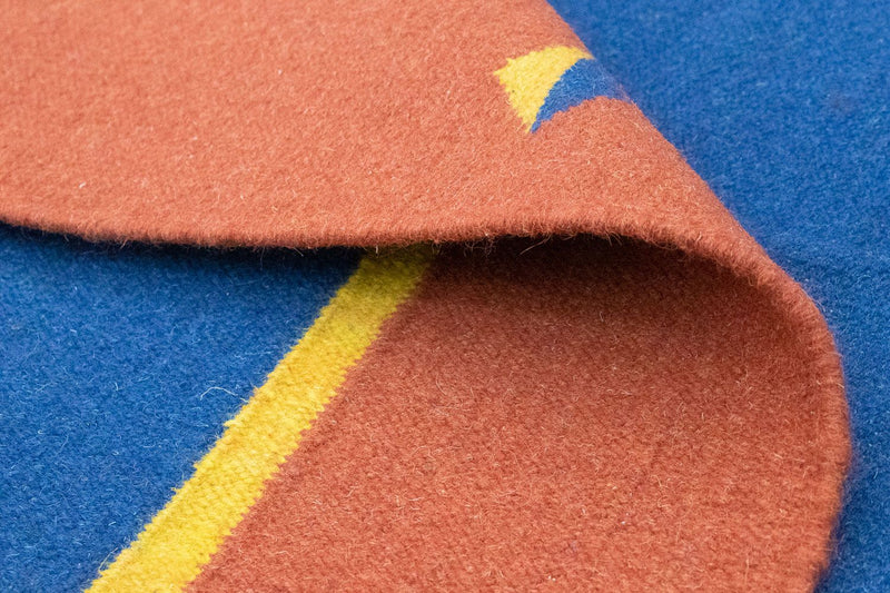 Alfombra Kelim - Tendencia - 200 x 140 cm - azul