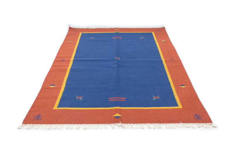 Alfombra Kelim - Tendencia - 200 x 140 cm - azul