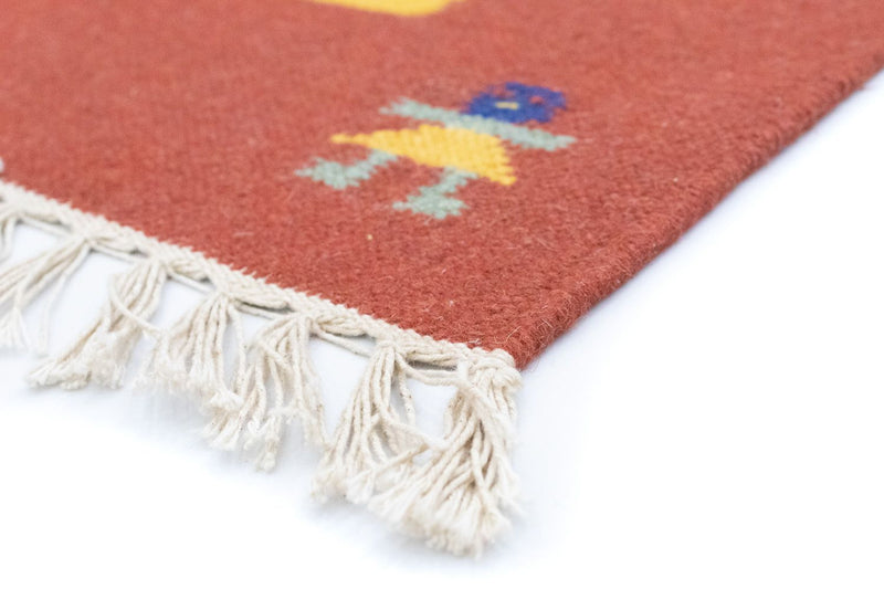 Alfombra Kelim - Tendencia - 200 x 140 cm - azul