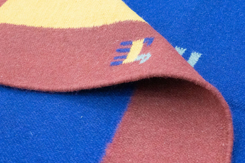 Alfombra Kelim - Tendencia - 200 x 140 cm - azul