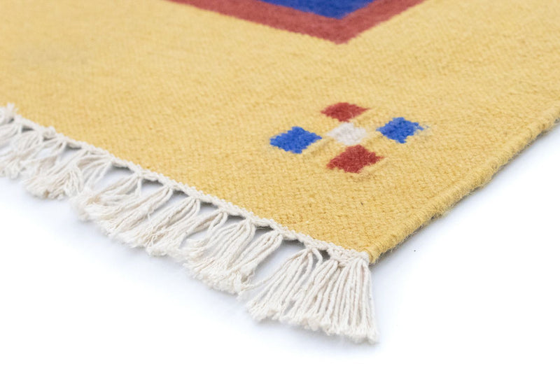 Alfombra Kelim - Tendencia - 200 x 140 cm - azul