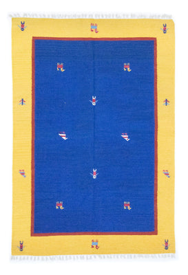 Alfombra Kelim - Tendencia - 200 x 140 cm - azul