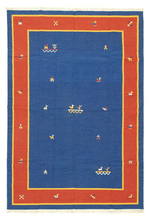 Alfombra Kelim - Tendencia - 300 x 200 cm - azul