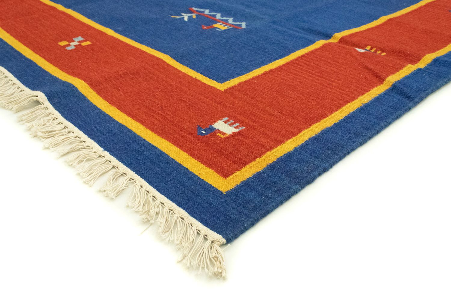Alfombra Kelim - Tendencia - 300 x 200 cm - azul