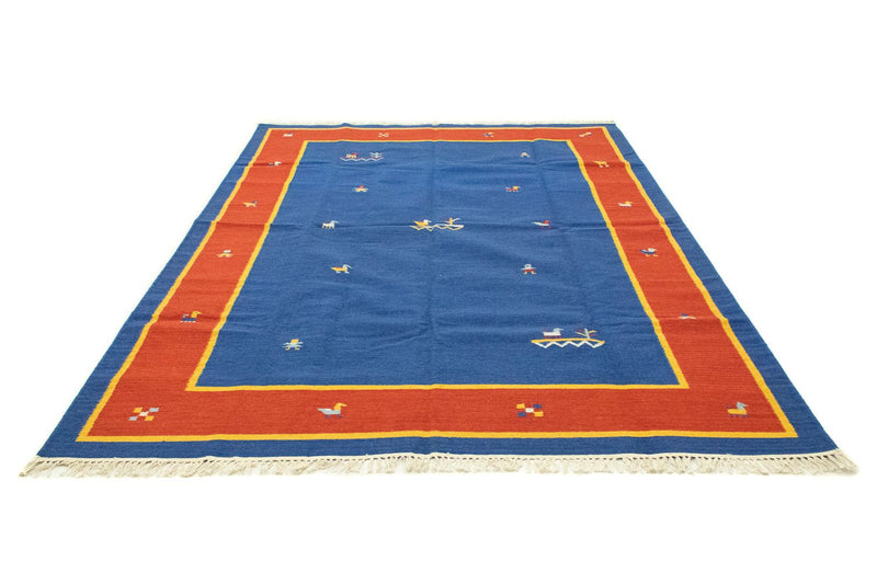 Alfombra Kelim - Tendencia - 300 x 200 cm - azul
