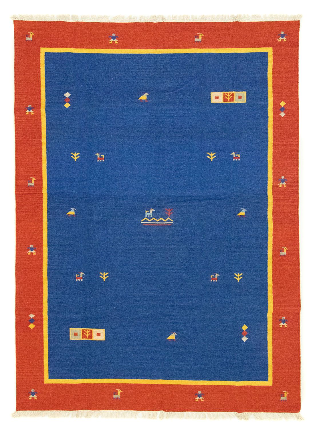 Alfombra Kelim - Tendencia - 300 x 200 cm - azul