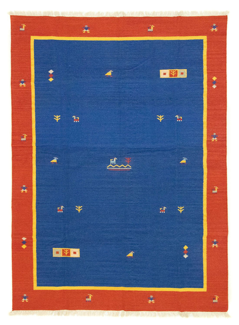 Alfombra Kelim - Tendencia - 300 x 200 cm - azul