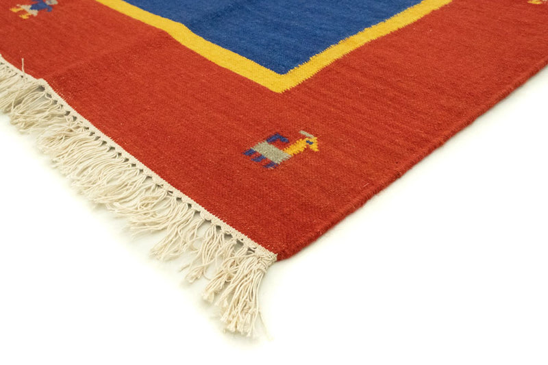 Alfombra Kelim - Tendencia - 300 x 200 cm - azul