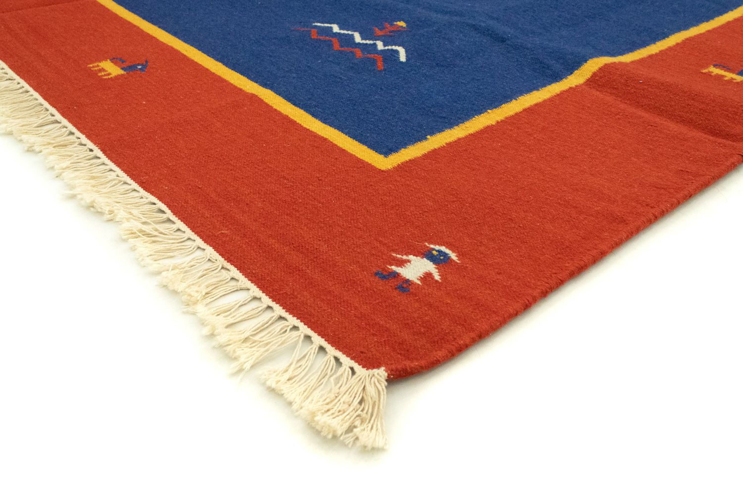 Alfombra Kelim - Tendencia - 300 x 200 cm - azul