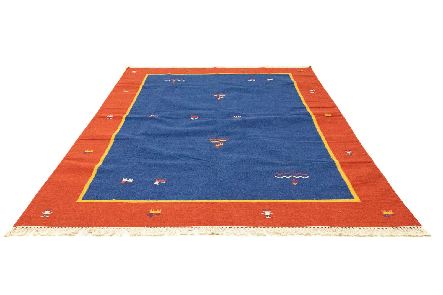 Alfombra Kelim - Tendencia - 300 x 200 cm - azul