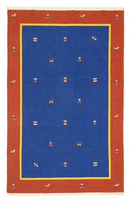 Alfombra Kelim - Tendencia - 300 x 200 cm - azul