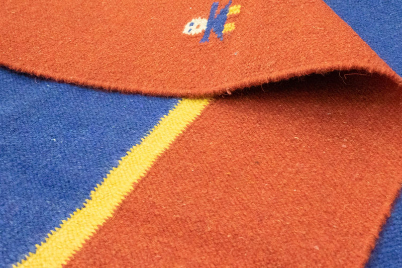 Alfombra Kelim - Tendencia - 300 x 200 cm - azul