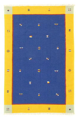 Alfombra Kelim - Tendencia - 300 x 200 cm - azul