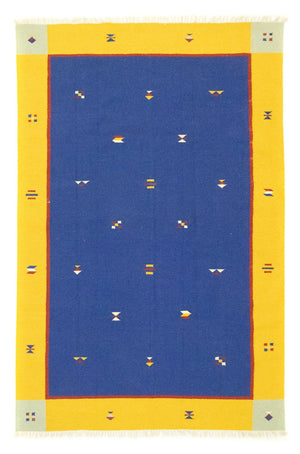 Alfombra Kelim - Tendencia - 300 x 200 cm - azul