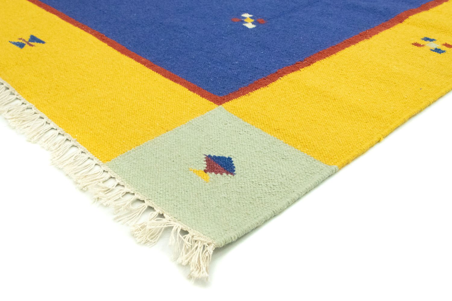 Alfombra Kelim - Tendencia - 300 x 200 cm - azul