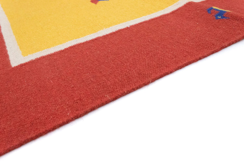 Alfombra Kelim - Tendencia - 300 x 200 cm - amarillo