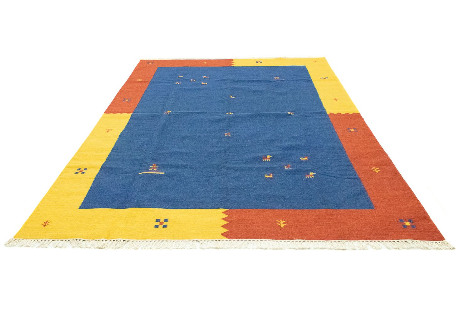 Alfombra Kelim - Tendencia - 300 x 200 cm - azul