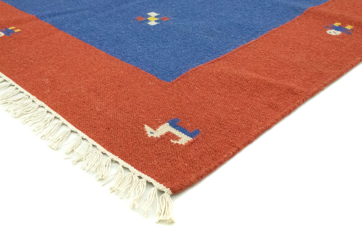 Alfombra Kelim - Tendencia - 300 x 200 cm - azul