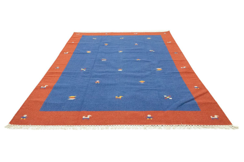 Alfombra Kelim - Tendencia - 300 x 200 cm - azul