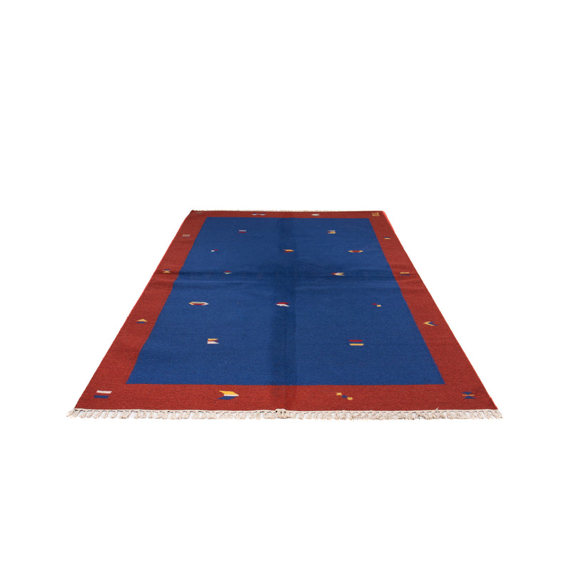 Alfombra Kelim - Tendencia - 240 x 170 cm - azul oscuro