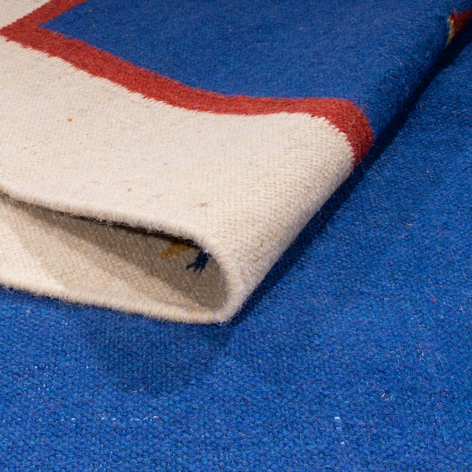 Alfombra Kelim - Tendencia - 240 x 170 cm - azul oscuro