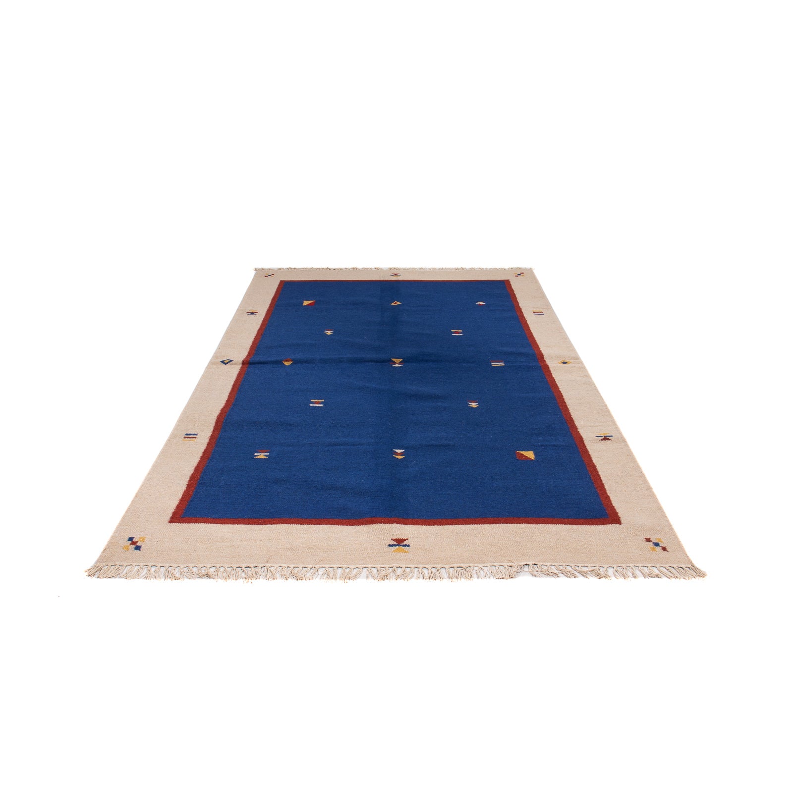 Alfombra Kelim - Tendencia - 240 x 170 cm - azul oscuro