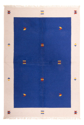 Alfombra Kelim - Tendencia - 240 x 170 cm - azul oscuro