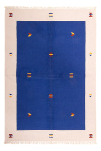 Alfombra Kelim - Tendencia - 240 x 170 cm - azul oscuro