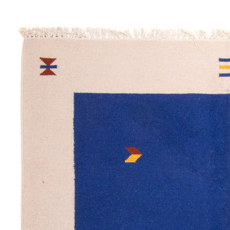 Alfombra Kelim - Tendencia - 240 x 170 cm - azul oscuro