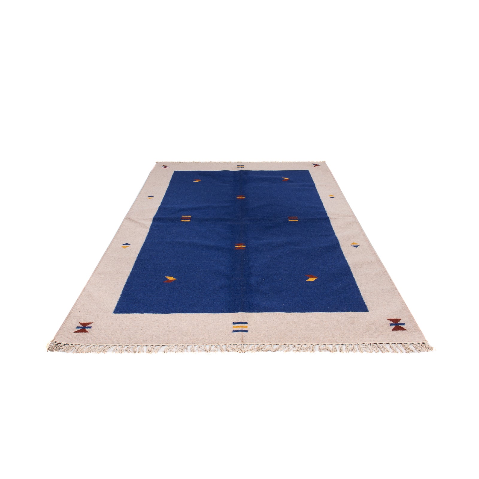 Alfombra Kelim - Tendencia - 240 x 170 cm - azul oscuro