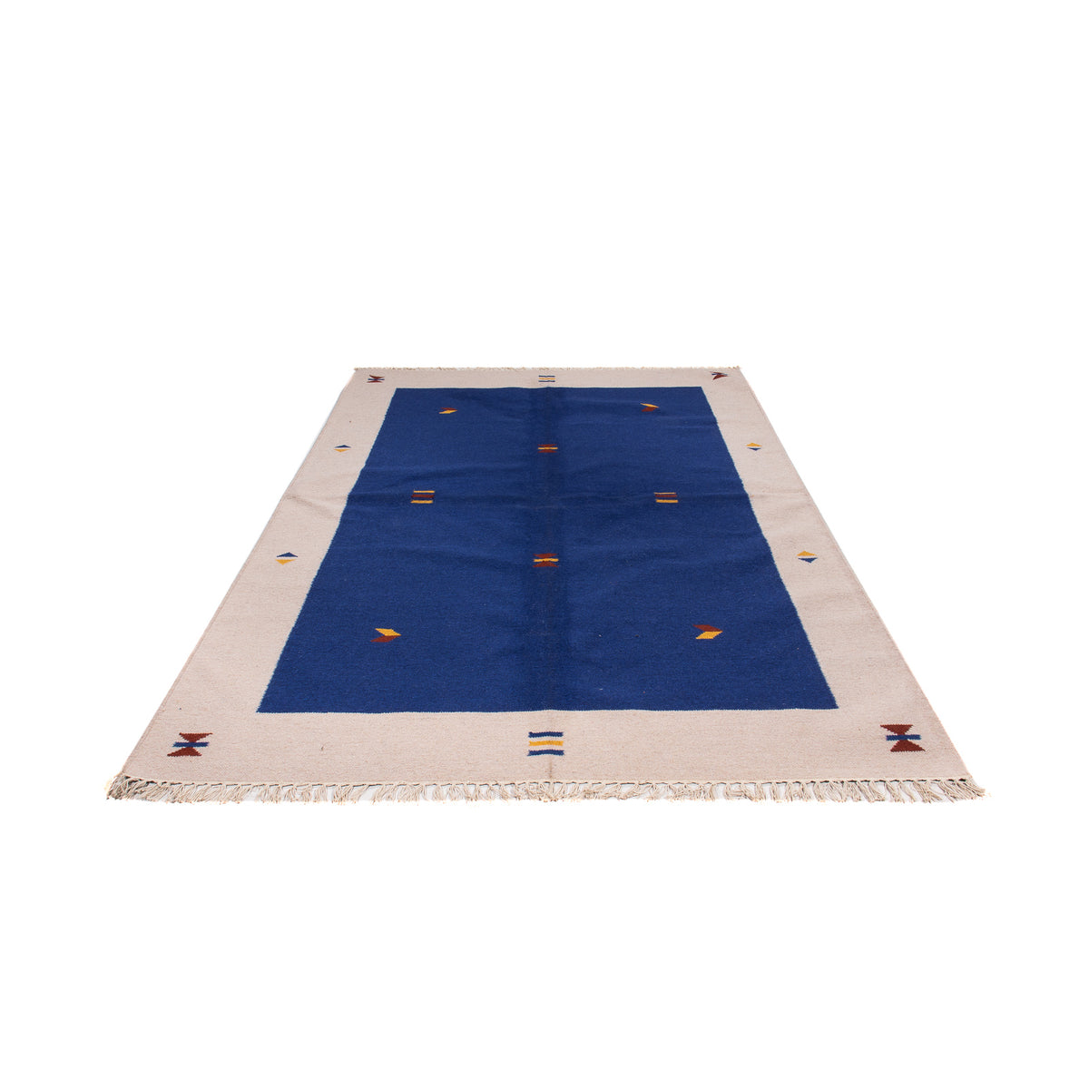 Alfombra Kelim - Tendencia - 240 x 170 cm - azul oscuro