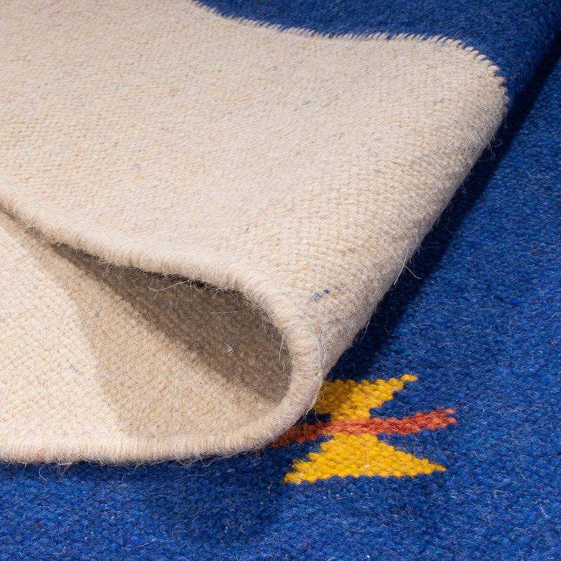 Alfombra Kelim - Tendencia - 240 x 170 cm - azul oscuro
