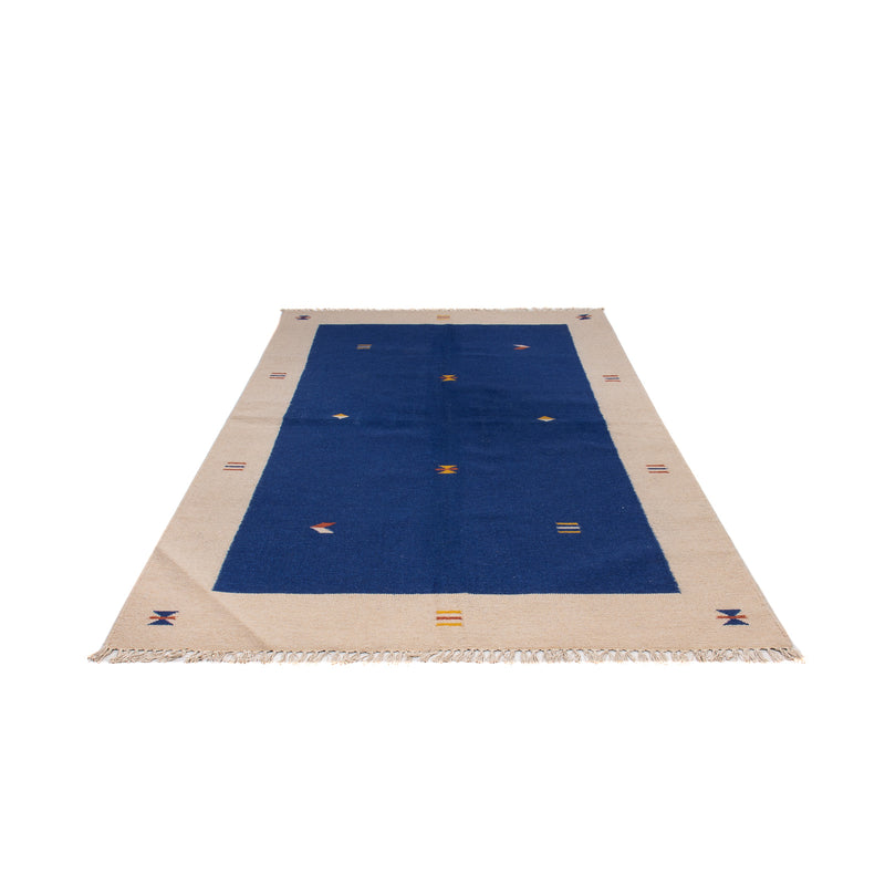Alfombra Kelim - Tendencia - 240 x 170 cm - azul oscuro