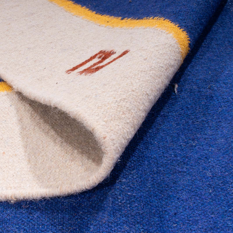 Alfombra Kelim - Tendencia - 240 x 170 cm - azul oscuro
